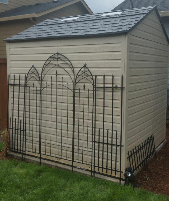 Creating a Shed Trellis Donna's Art House